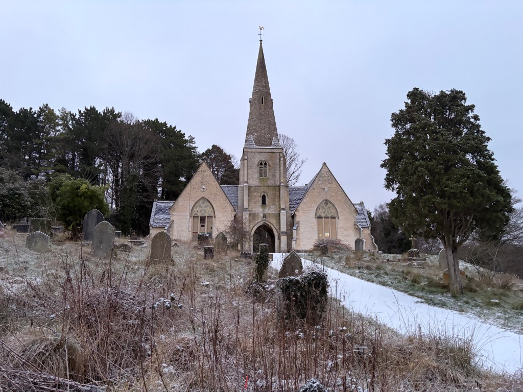 The chapels of rest in Stroud town cemetery on Bisley Road